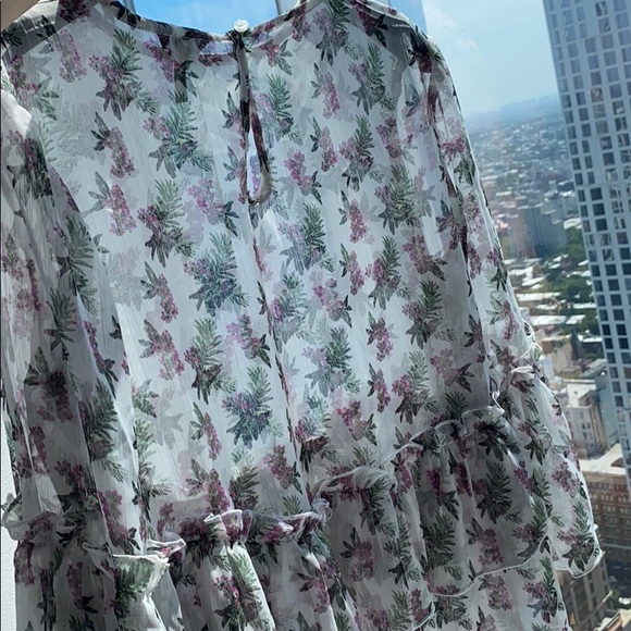 Flowy, transparent blouse by David Bitton - Picture 4 of 6